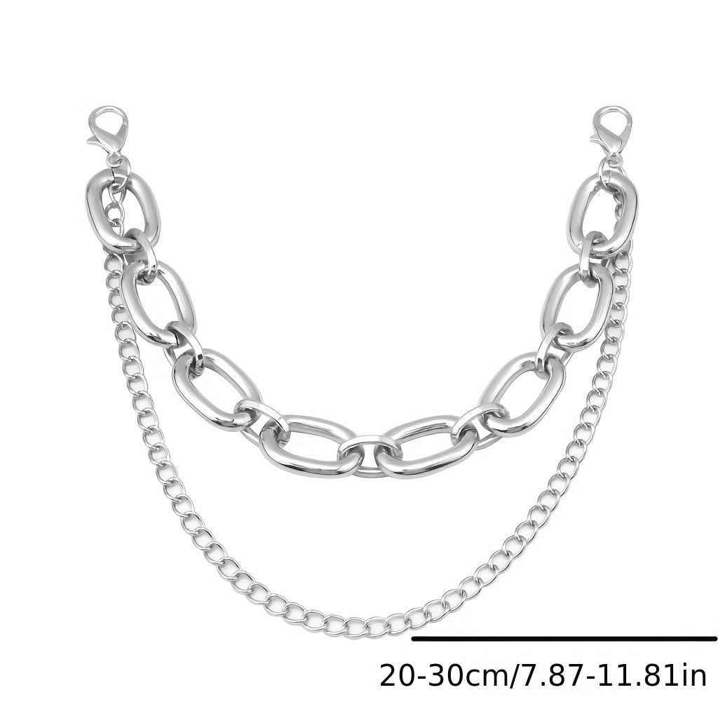 Butterfly Double Chain Street Shot Pants Bag Chain