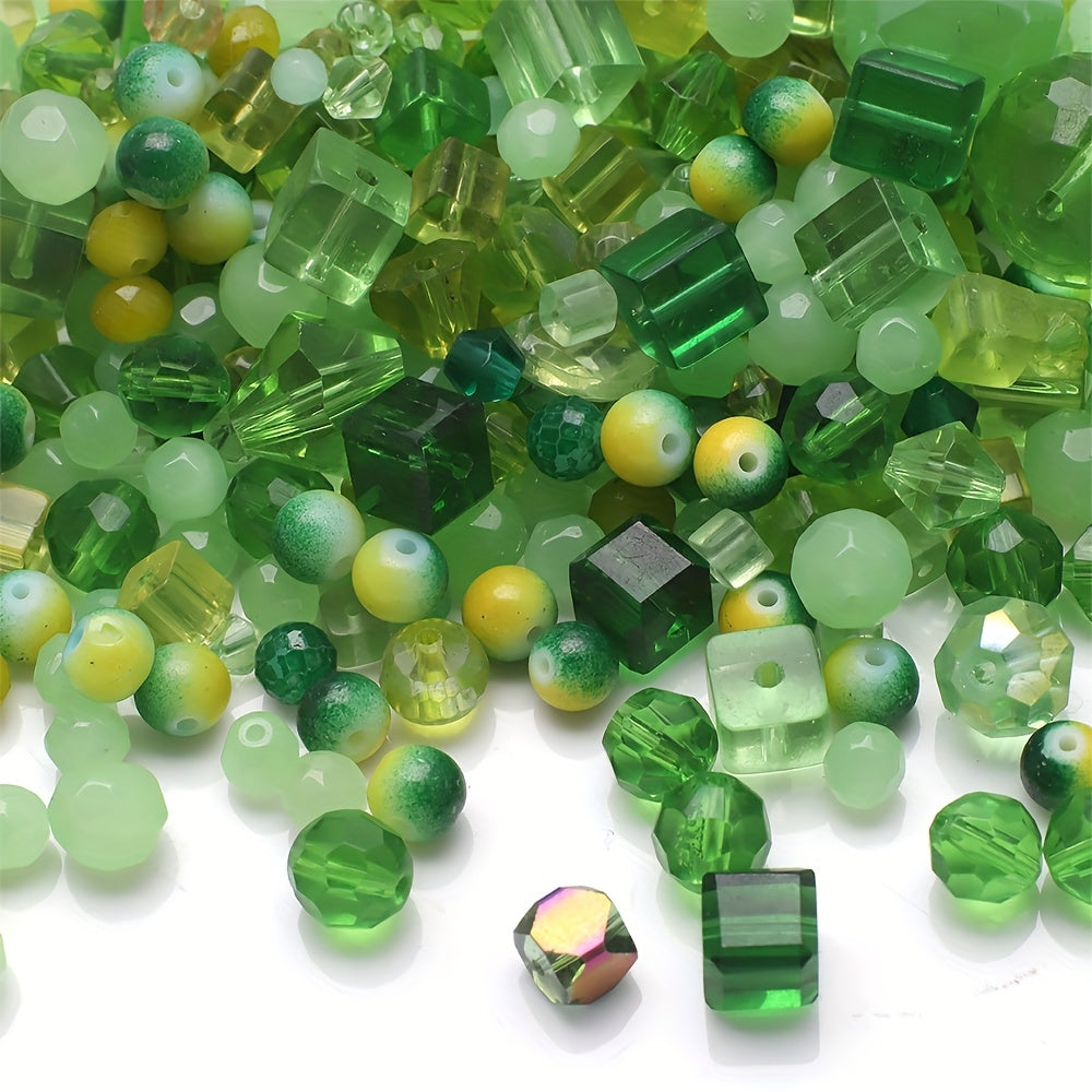 45g Crystal Glass Beads Set - DIY Jewelry Making Accessories