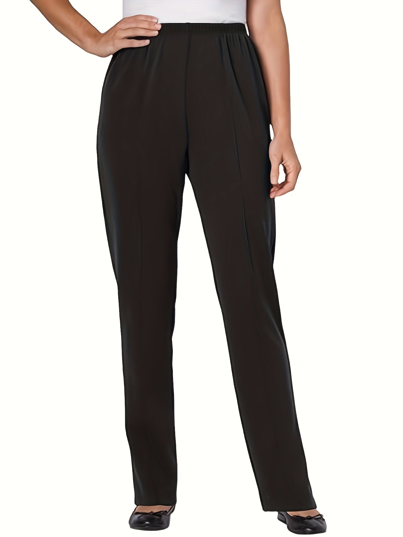  Women's Elastic Waist Trousers