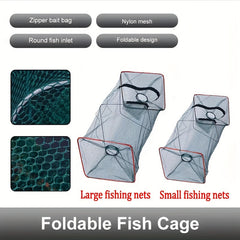 2pcs Foldable Fishing Trap For Shrimp Crayfish Lobster