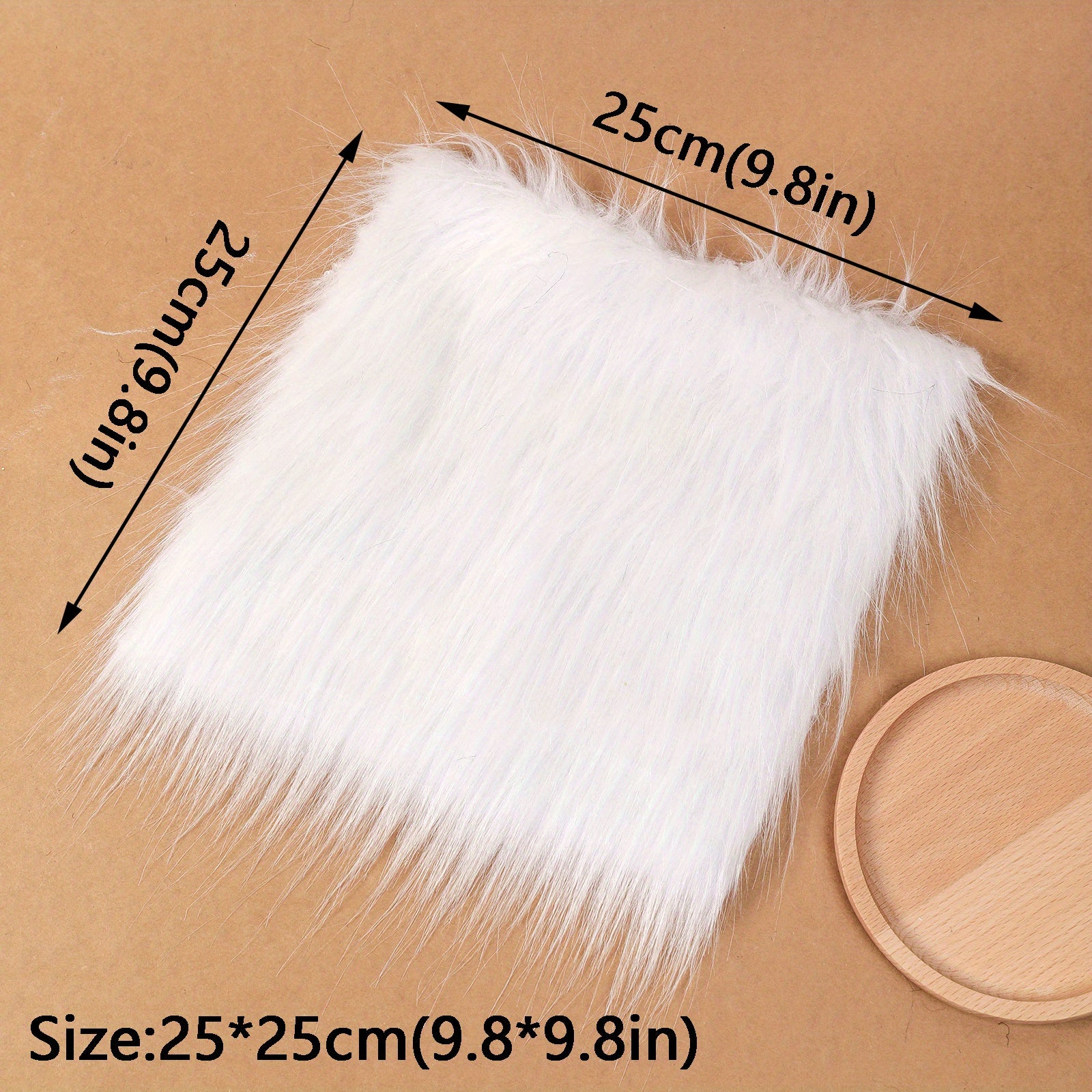 1pc 24 89 24 Long Faux Fur Fabric For Patchwork Sewing Material