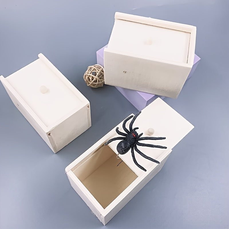 Funny Spider Prank Box with Realistic Spider Gag Gift Toy