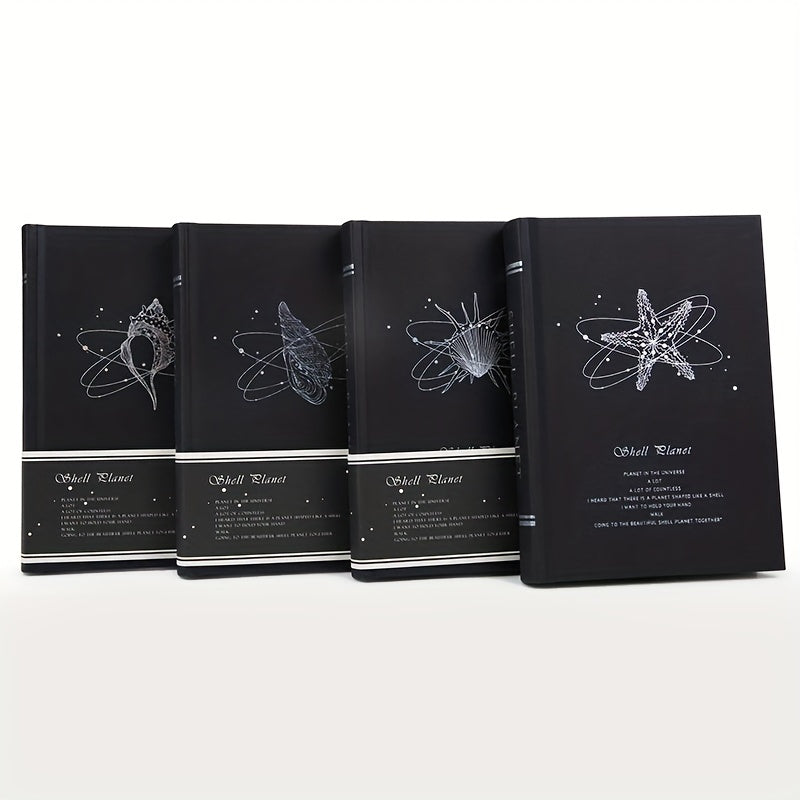 Gothic Starry Shell Starfish Journal Notebook