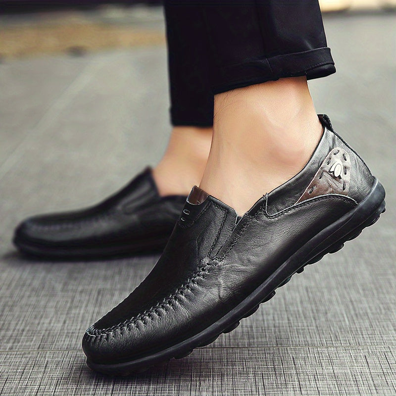 Men's Casual Formal Slip On PU Shoes Driving Shoes With Breathable Sole