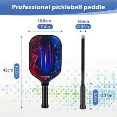 Carbon Fiber Pickleball Paddles Set of 2 Lightweight Rackets