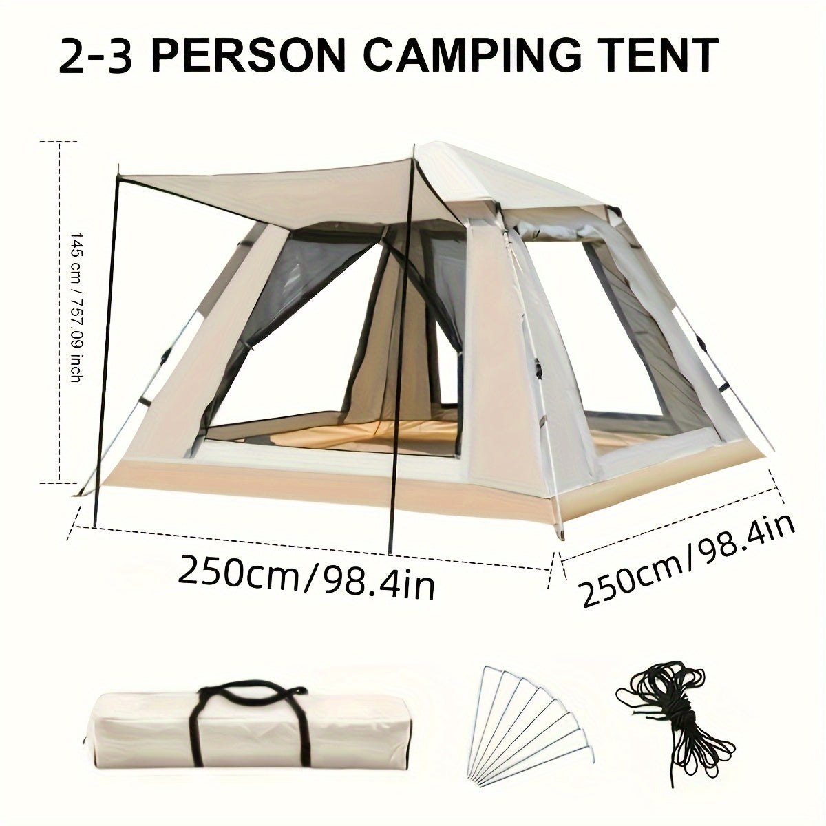 Portable Waterproof UV Protection Tent for Camping