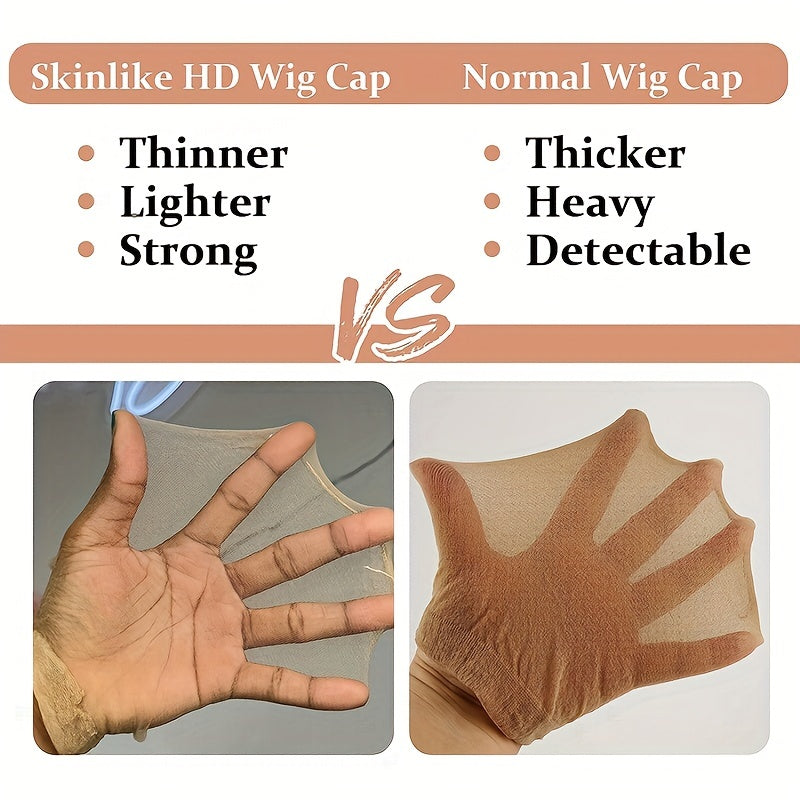 10pcs Ultra Thin Invisible Wig Caps for Lace Front Wigs & Accessories