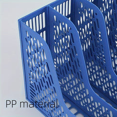 12pcs File Storage Rack Desktop File Holder For Home And Office