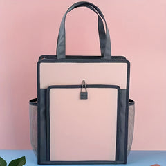Large Capacity Waterproof Document Bag with Shoulder Strap