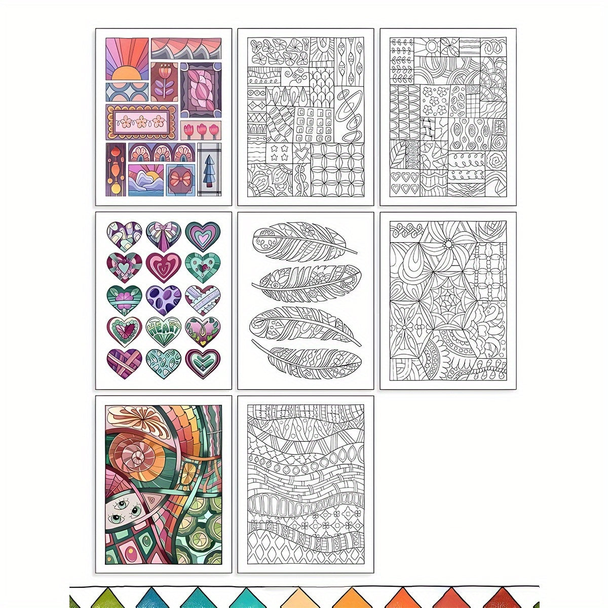 Mindfulness Patterns Coloring Book for Teens and Adults