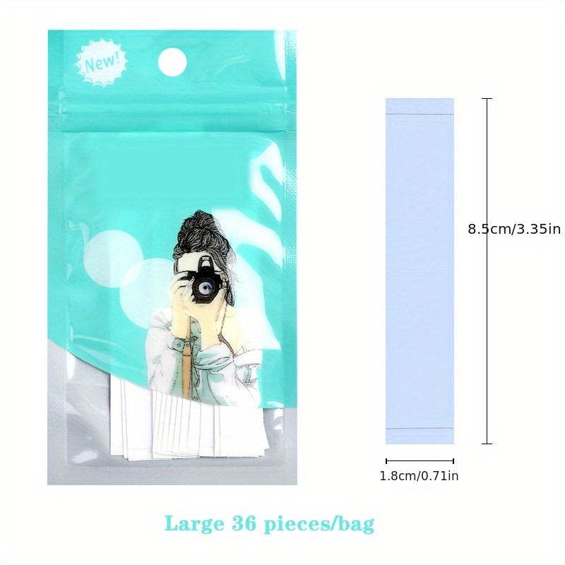 36pcs Invisible Anti-slip Sticker Adhesive Clear Sticker for Shirt Neck