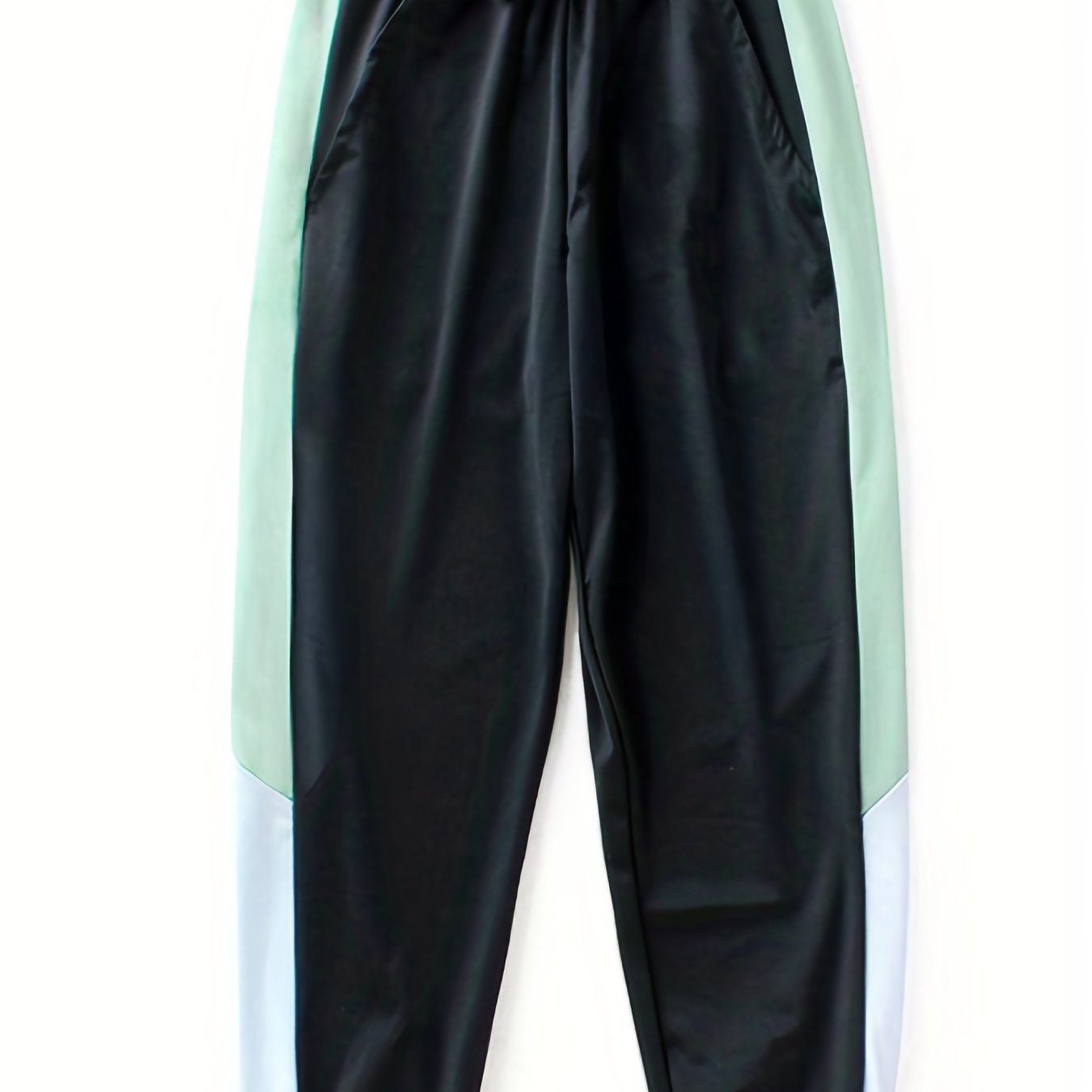 Boys Casual Block Ice Silk Long Pants Spring Autumn Kids Clothing