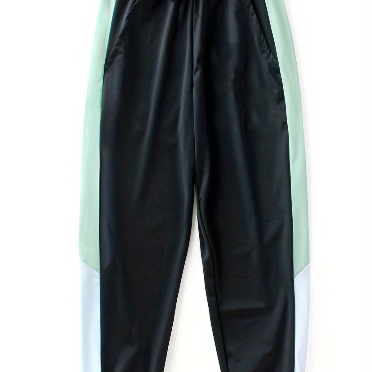 Boys Casual Block Ice Silk Long Pants Spring Autumn Kids Clothing