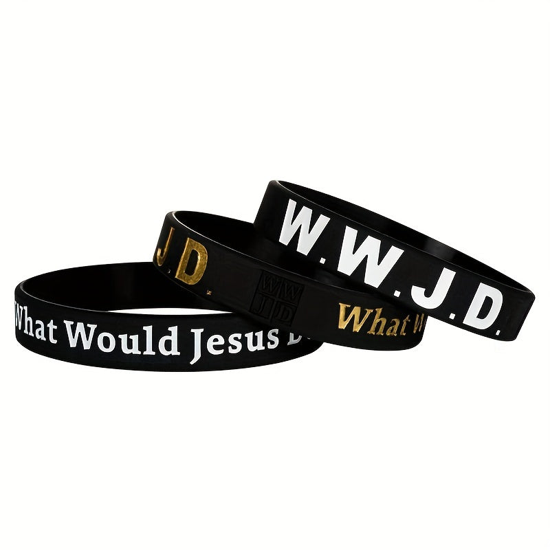 Women's Rubber Faith Blessing Wristband