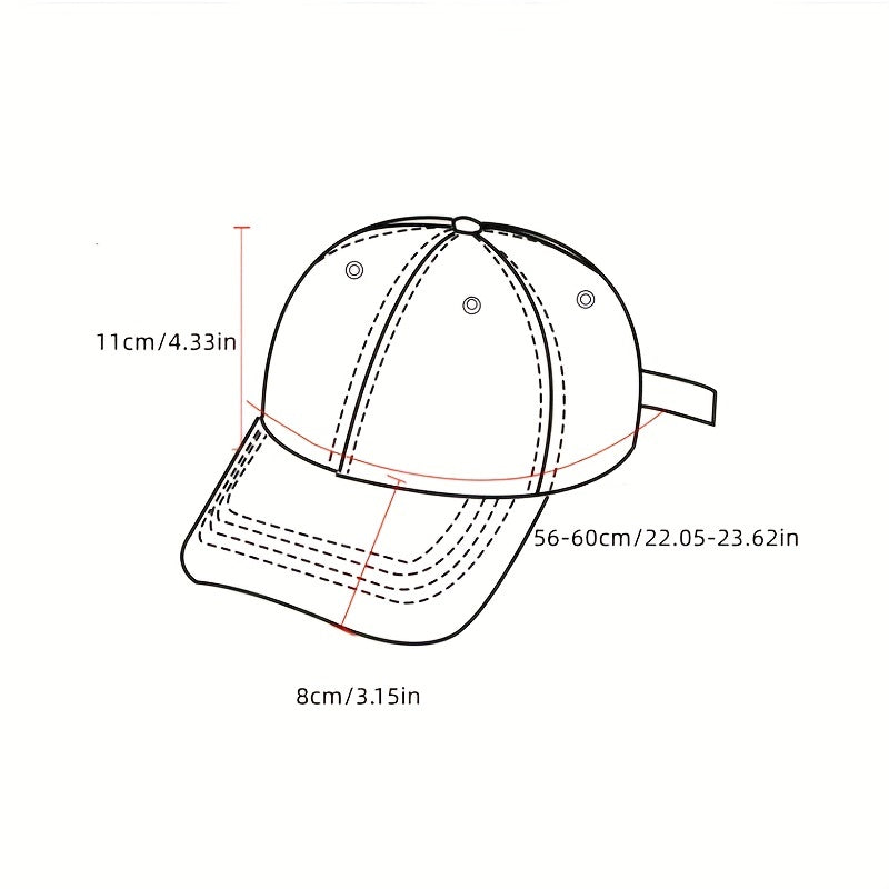 Inclined W Embroidery Baseball Cap Women Casual Sunscreen Sports Hat
