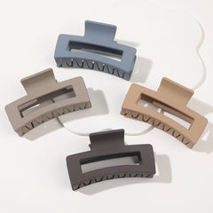 4pcs Matte Shark Claw Hair Claw Strong Hold Jaw Clip