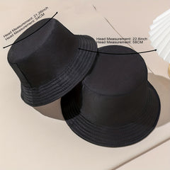 Cat Print Reversible Basin Hat Unisex Fisherman Cap