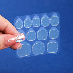 20 Double Side Glue Nail Sticker For Press On Nail Tips
