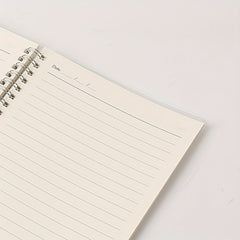 Waterproof Metal Coil Notebook with PP Cover
