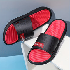 Men's Casual Non Slip Slides Open Toe Slippers for Indoor Outdoor
