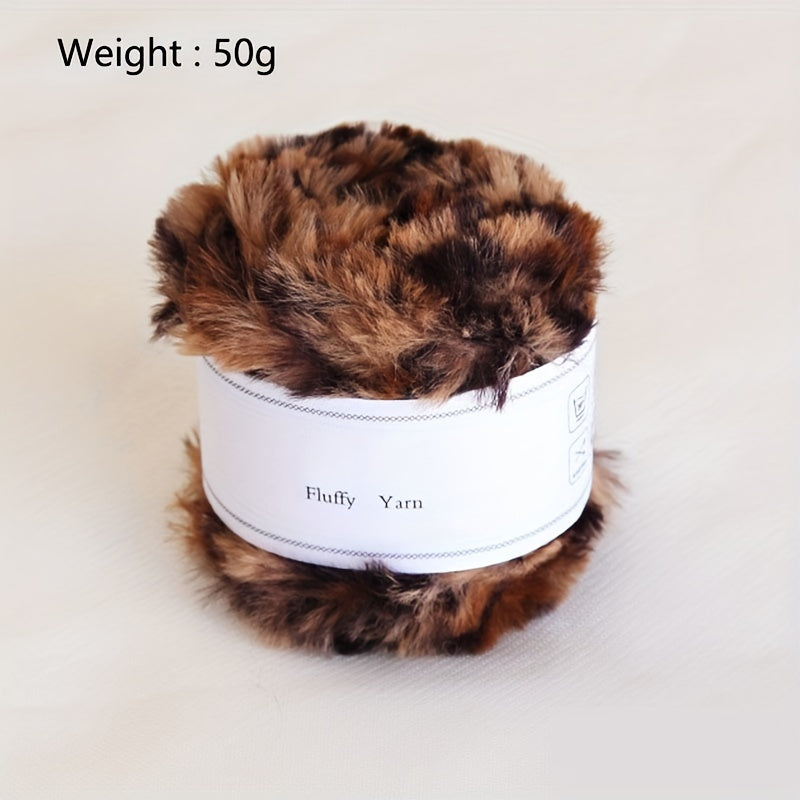 Soft Faux Mink Fur Yarn for Crocheting and Knitting