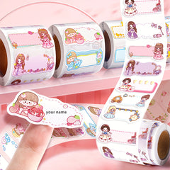 300pcs Custom Name Stickers for School and Scrapbooking