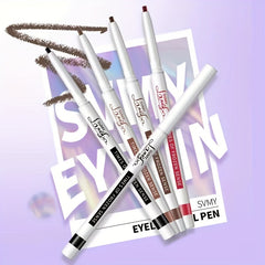 Silky Eyeliner Gel Pen Brown Round Head Smooth Rendering Eyeliner Pen