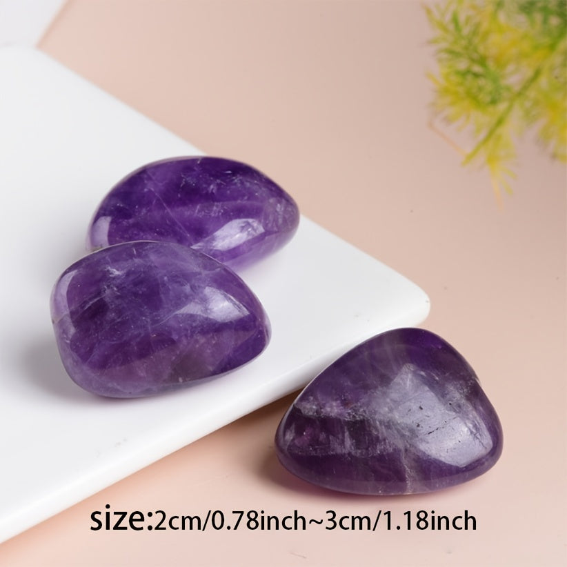 Natural Amethyst Roller Stone Crushed Stone