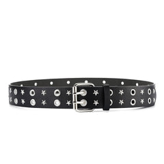 Double Row Rivet Men's Belt