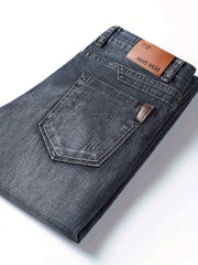 Men's Distressed Medium Stretch Denim Pants