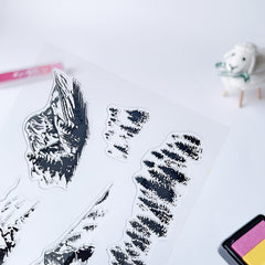 Mountains Stamps Transparent Stamps For Card Making and Scrapbooking