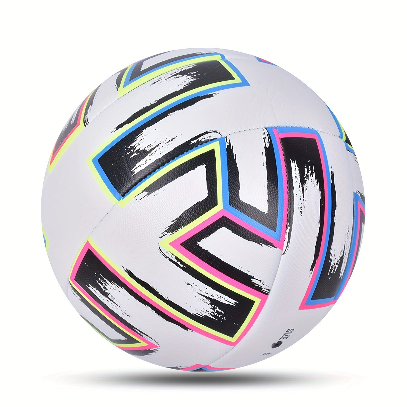 1PC Standard Size 5 Soccer Ball PU Leather Colorful Football Game Competition