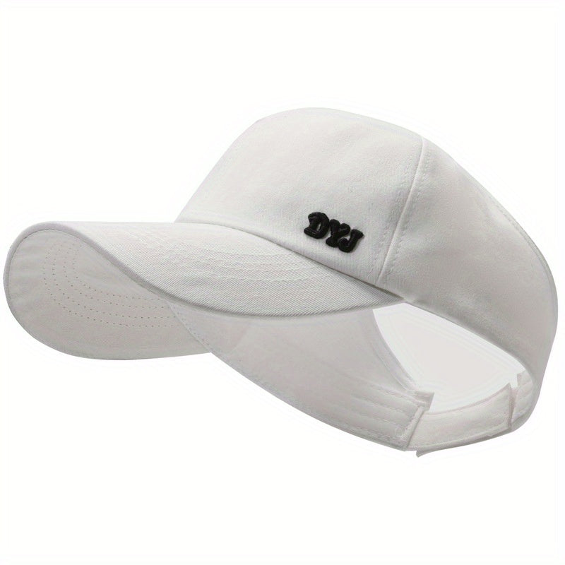 Backless Ponytail Baseball Cap Lightweight Sun Visor Hat