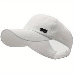 Backless Ponytail Baseball Cap Lightweight Sun Visor Hat