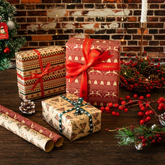 Christmas Birthday Gift Wrapping Paper Arts Crafts Decorations