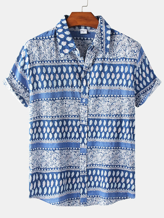 Men's Slim Fit Hawaiian Shirts - Ideal for Summer