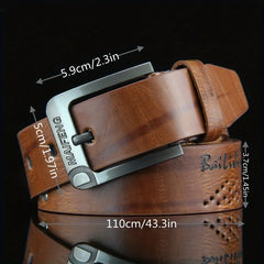 Men's Rivet Versatile Belt for Young People