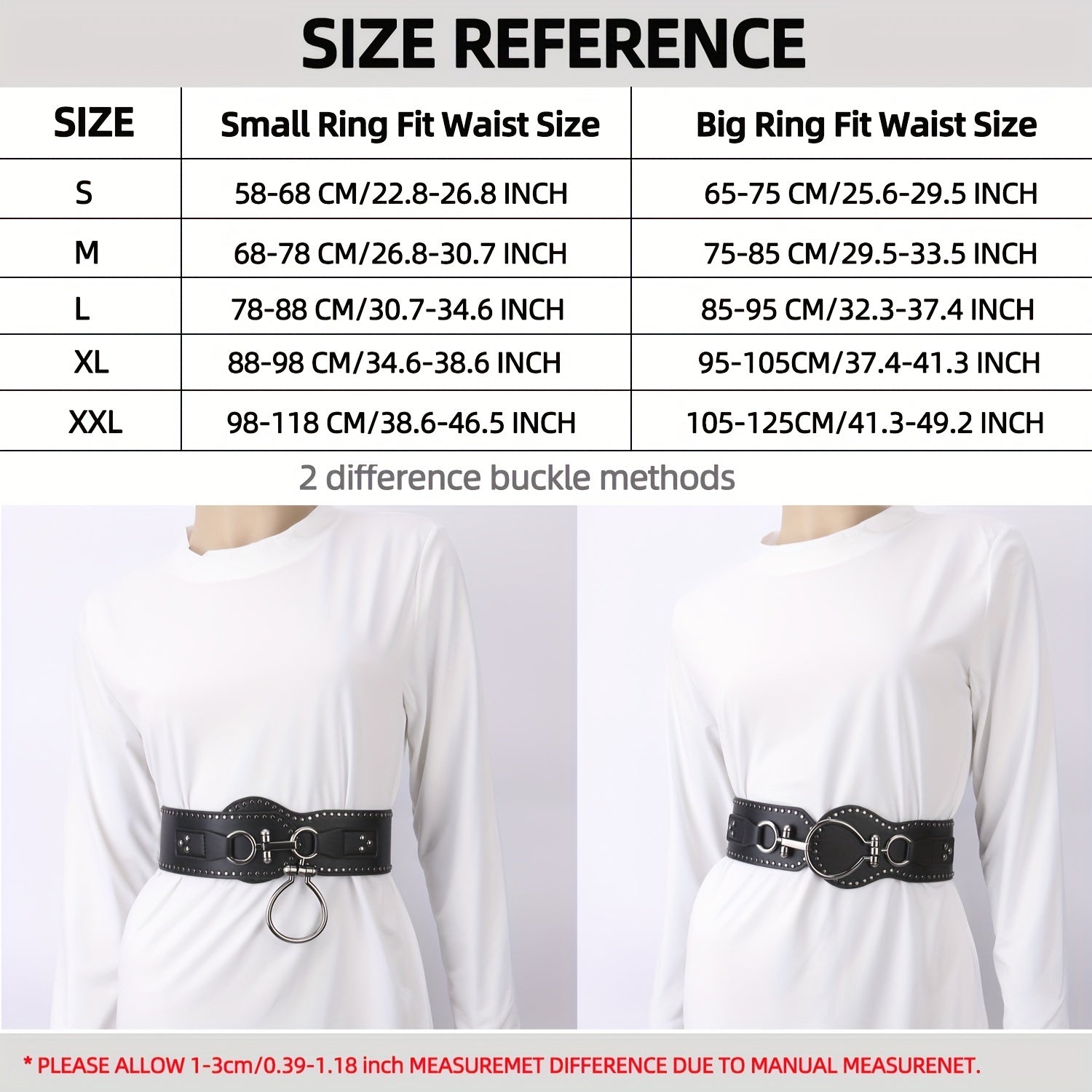 Punk Wide Belt Rivet Decor PU Leather Waistband For Women