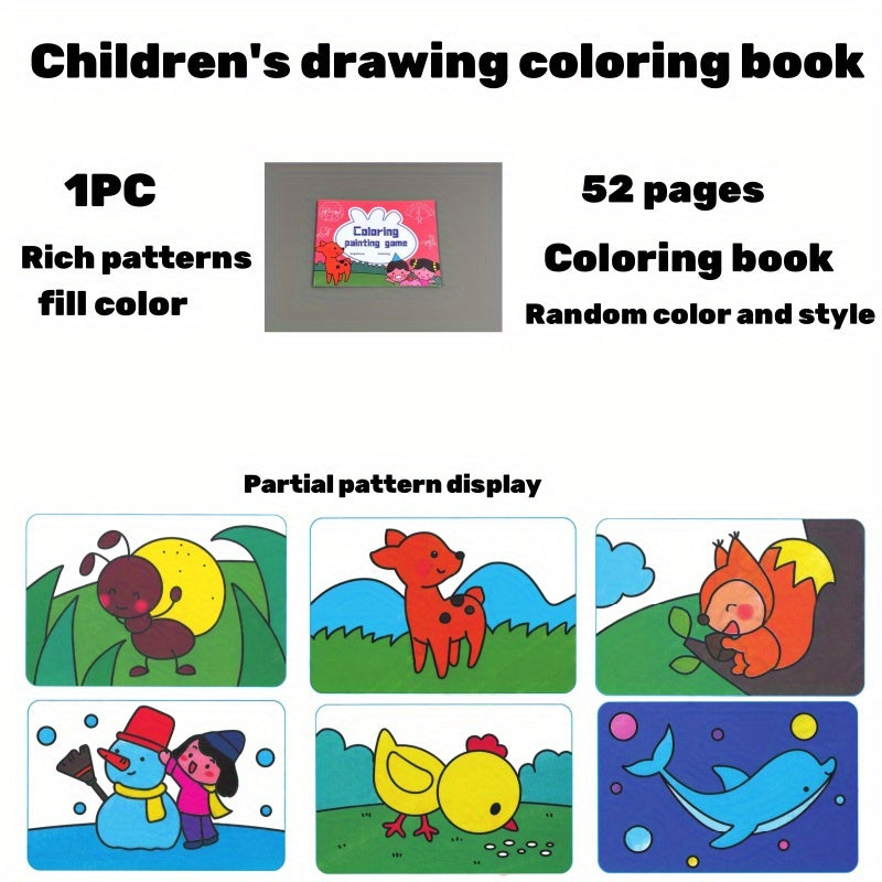 Kids Coloring Book with Guides Educational Drawing Activity Book
