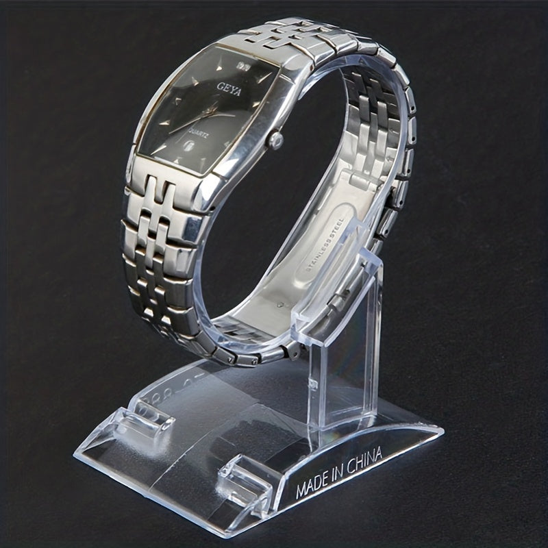 Plastic Transparent Watch Display Stand Jewelry Holder Props