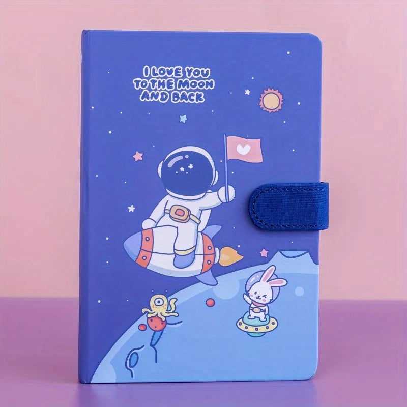 Small Fresh Page Illustration Journal with Notepad