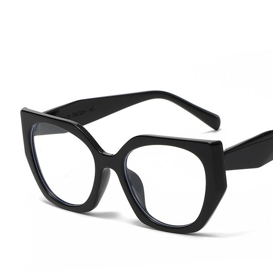 Transparent Oversize Frame Light Blocking Glasses
