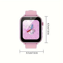 Kids Puzzle Game Watch 1.69" Screen Camera Video Music Learning Card Storybook
