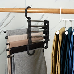 5-in-1 Stainless Steel Telescopic Pants Hanger