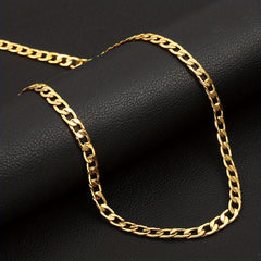 Gold Necklace For Men Women