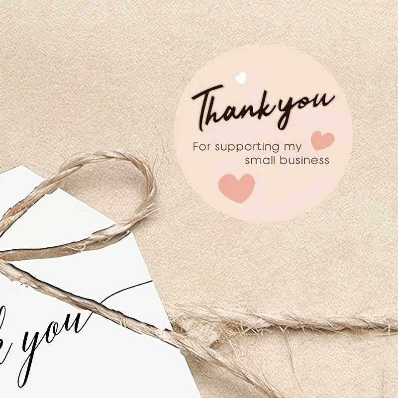 400pcs Thank You For Supporting My Small Business Sticker Labels