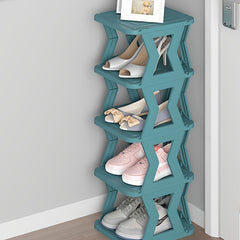 1Pc Foldable Shoe Rack Shoe Storage Shelf - Durable Space Saving Organizer