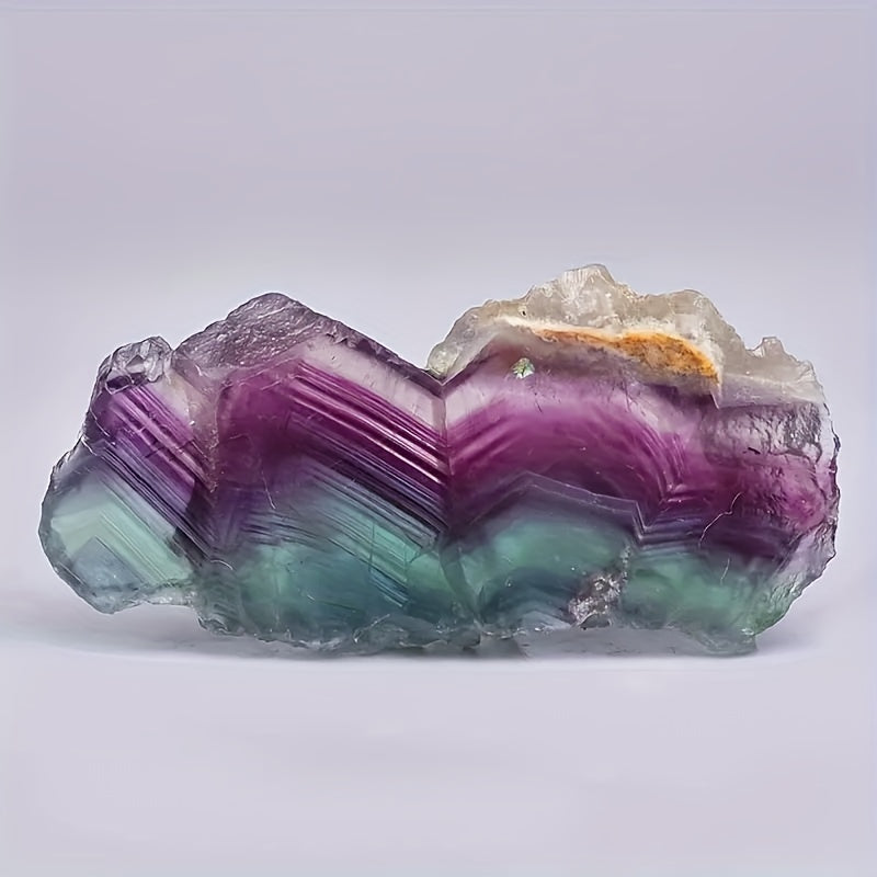 Rainbow Fluorite Slices - Raw Ore Edges - Natural Concepts