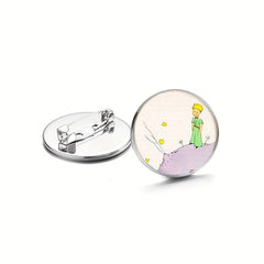 Little Prince Brooch Pins - Bronze/Silver
