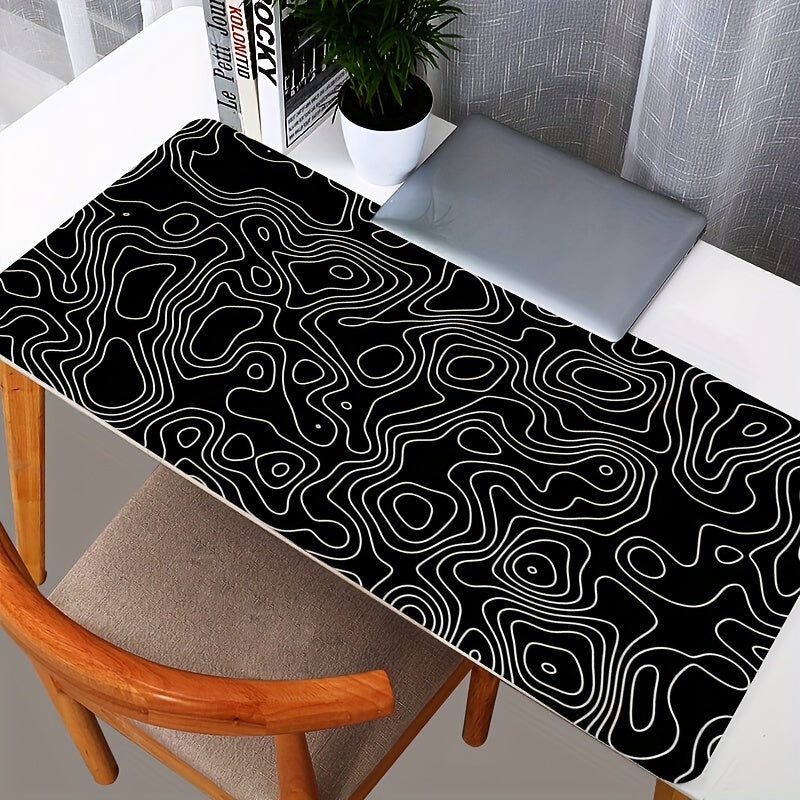 Seamless Terrain Map Mouse Pad Non Slip Soft Rubber Gamer Keyboard Mat